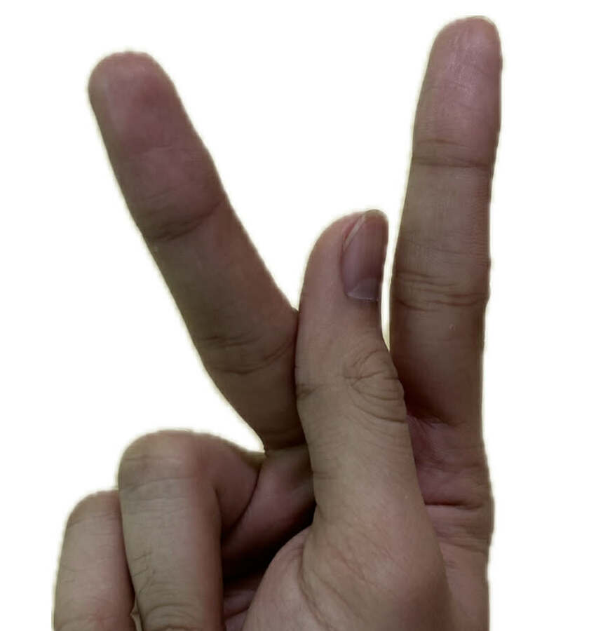 ASL Letter K