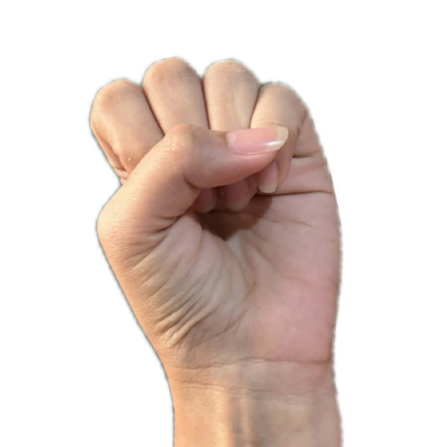 ASL Letter S